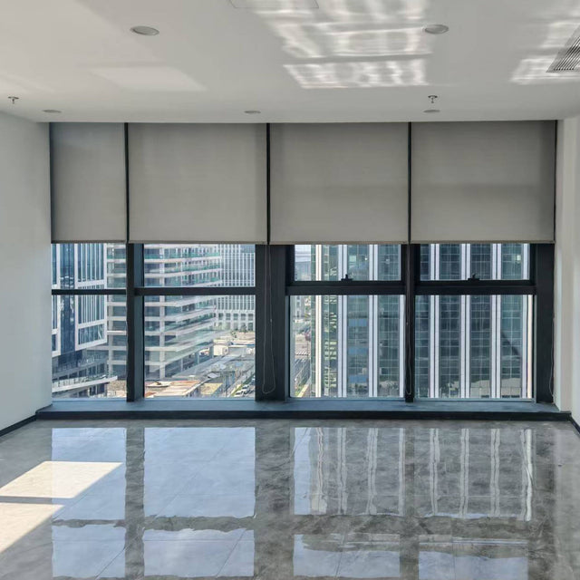 商業空間案例|科技企業總部 手動捲簾定制實績