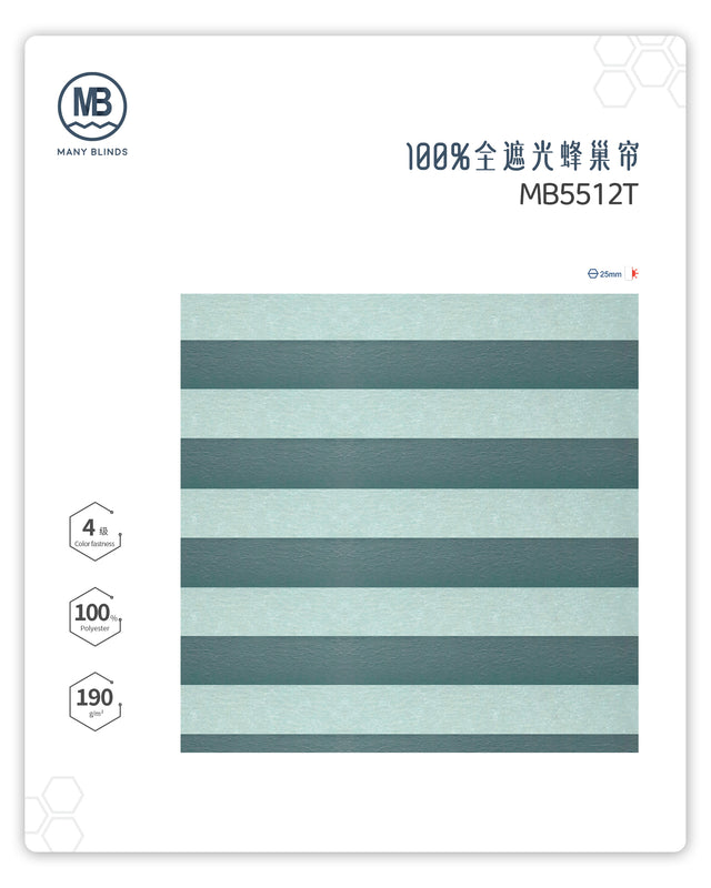 H-100-全遮光蜂巢帘