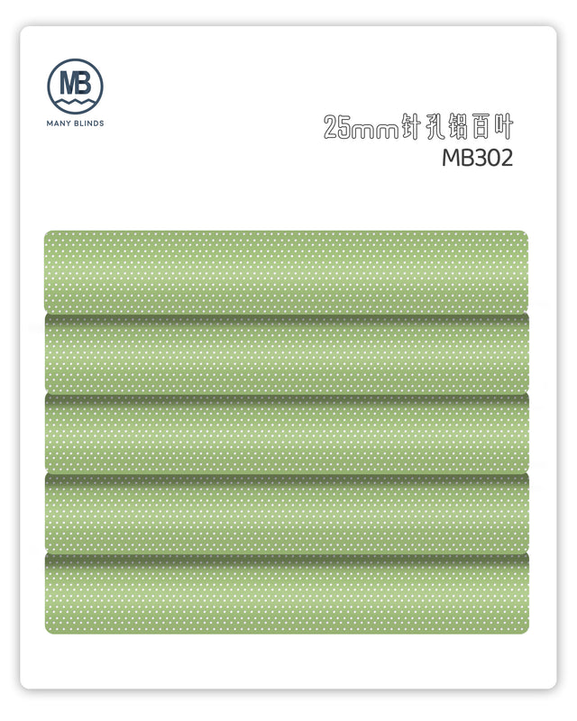 V-25mm Aluminum Venetian Blinds – Pin-Hole Light-Blocking Slats