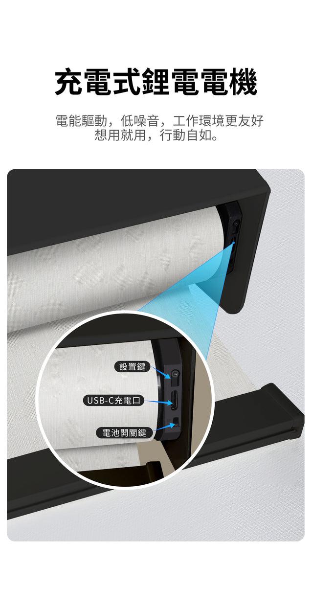 Electric roller blind Home Kit control