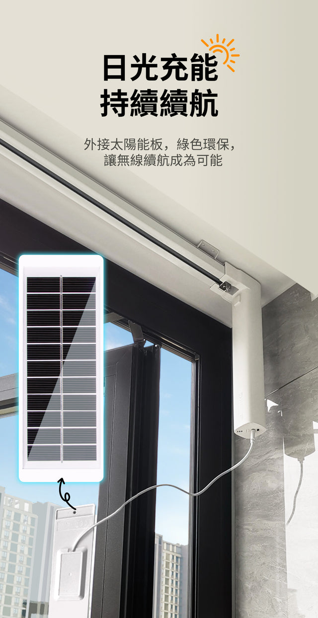 Solar-powered opening and closing curtains