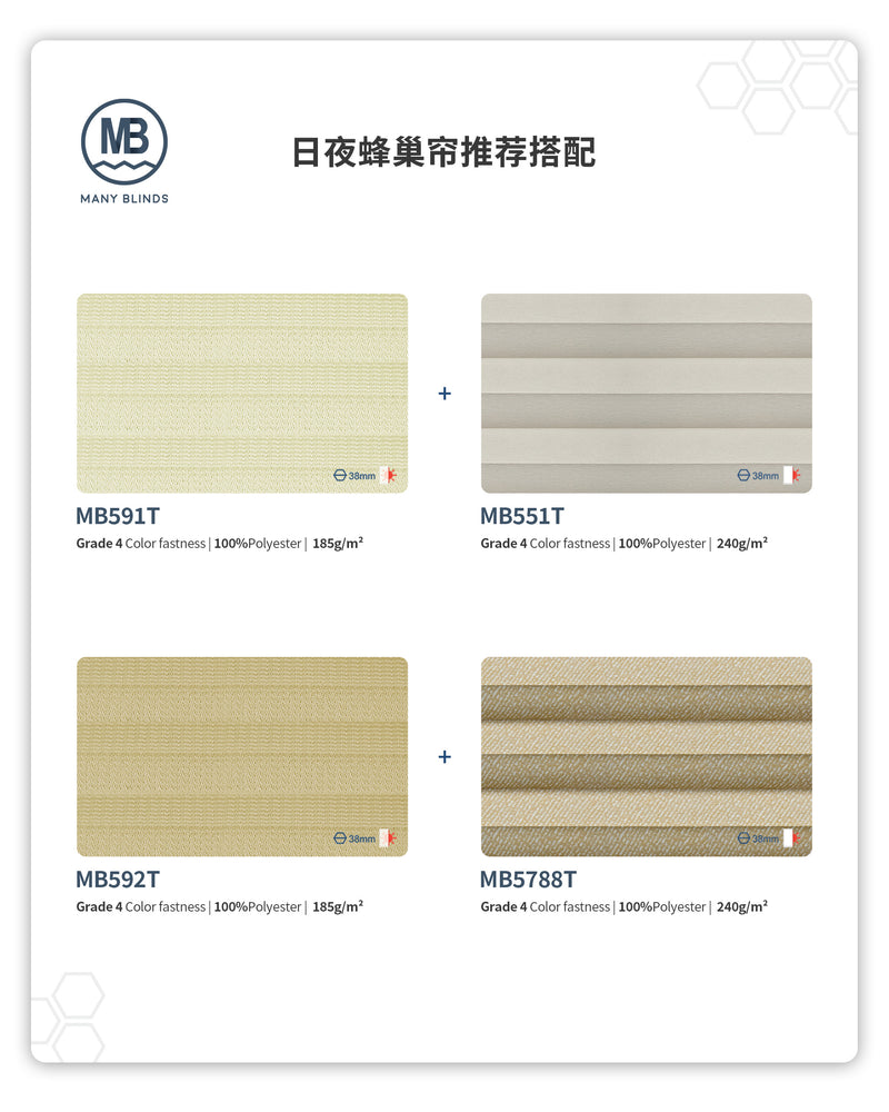 Taiwan Day & Night Honeycomb Shades
