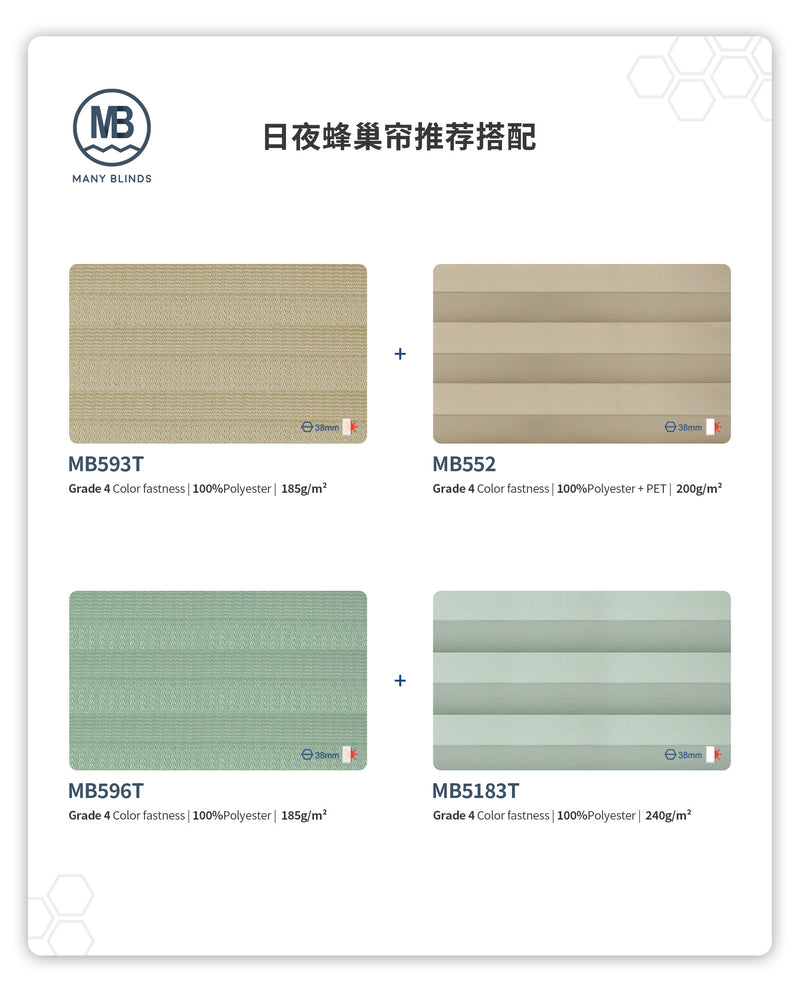Taiwan Day & Night Honeycomb Shades