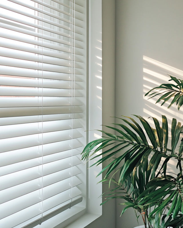 wooden blinds